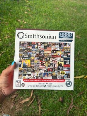 Smithsonian 1000-Piece Military Posters Jigsaw Puzzle - White